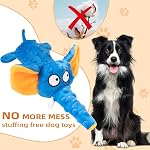 2 Pack de jouets de chien avec frisure & Squeaker - Jouets à croquer en peluche pour chiens doux et moyens, Jouets de dents de chiots pour soulager l'ennui & Soins dentaires