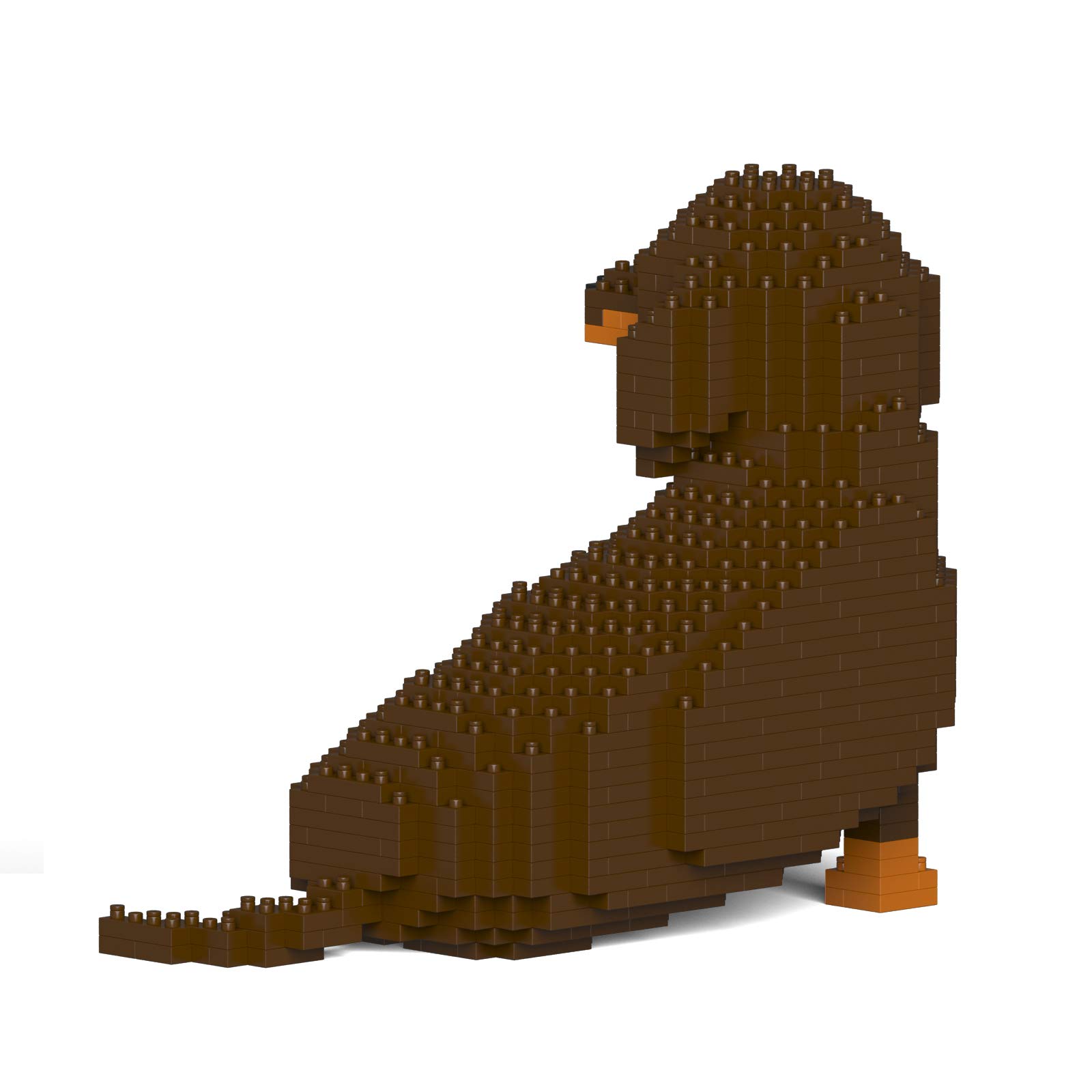 JEKCA Dachshund 05S-M02 | Bloques de construcción de plástico para perros | A partir de 14 años | Construye tu arte de ladrillo de forma robusta sin pegamento