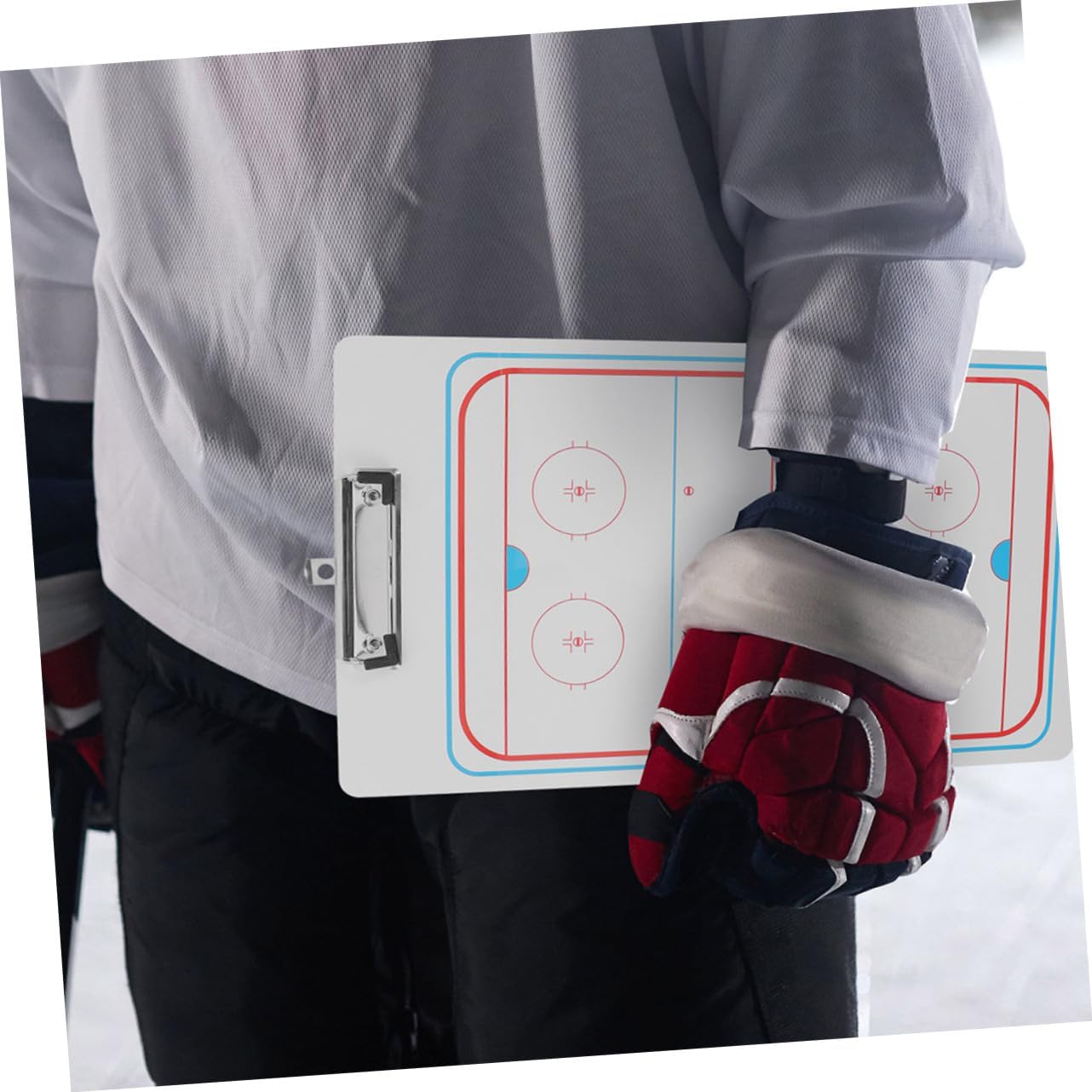 YARNOW 2pcs Hockey Whiteboard Clipboard for Erasable Tactical Boards for Ice Hockey Football More Tool for Match Planning