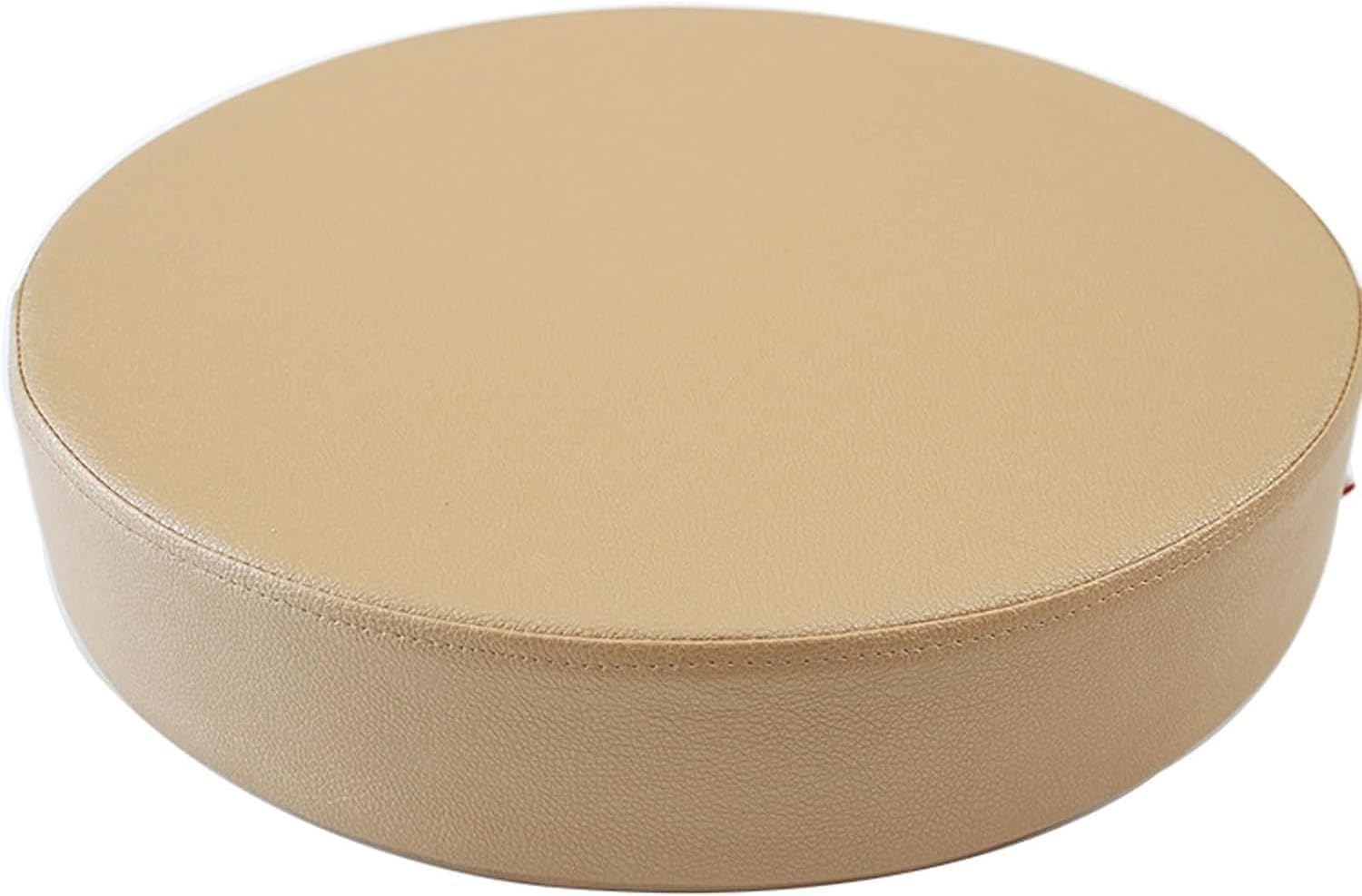 SWJ-swjssb Round Chair Cushion Seat Pads For Dining Chairs, Premium Waterproof Chair Cushions With Invisible Zipper, Kitchen Circular Chair Pad For Garden Indoor/Outdoor Patio(Khaki,45 cm)