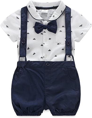 Conjunto de traje de caballero para bebé niño