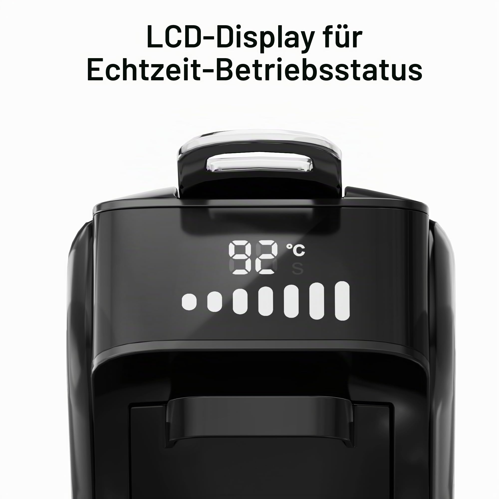 HIBREW H1B 6-in-1 Kapselkaffeemaschine, 20 Bar Kompakte Espressomaschine | Kompatibel mit Ns*/DG*/Es*/Kcup* & Gemahlenem Kaffee, Einstellbare Temperatur & Füllmenge, Heiß- & Kaltbrühfunktion