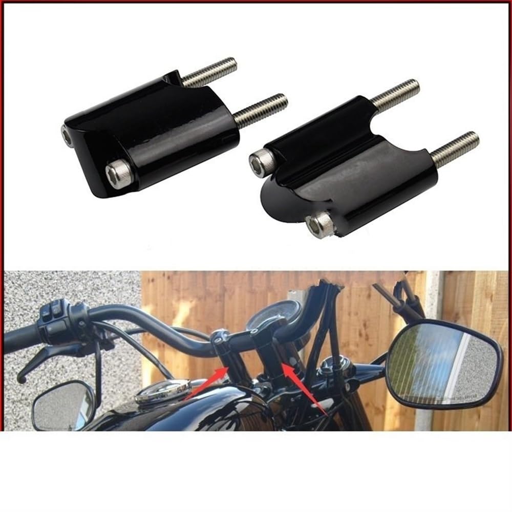 Motorrad Lenkererhöhung Für Sportster XL1200X XL 1200 48 2010 Lenkererhöhung 1" Lenkererhöhung 2" Motorradlenker-Klemmsatz Motorrad Lenkerklemmen