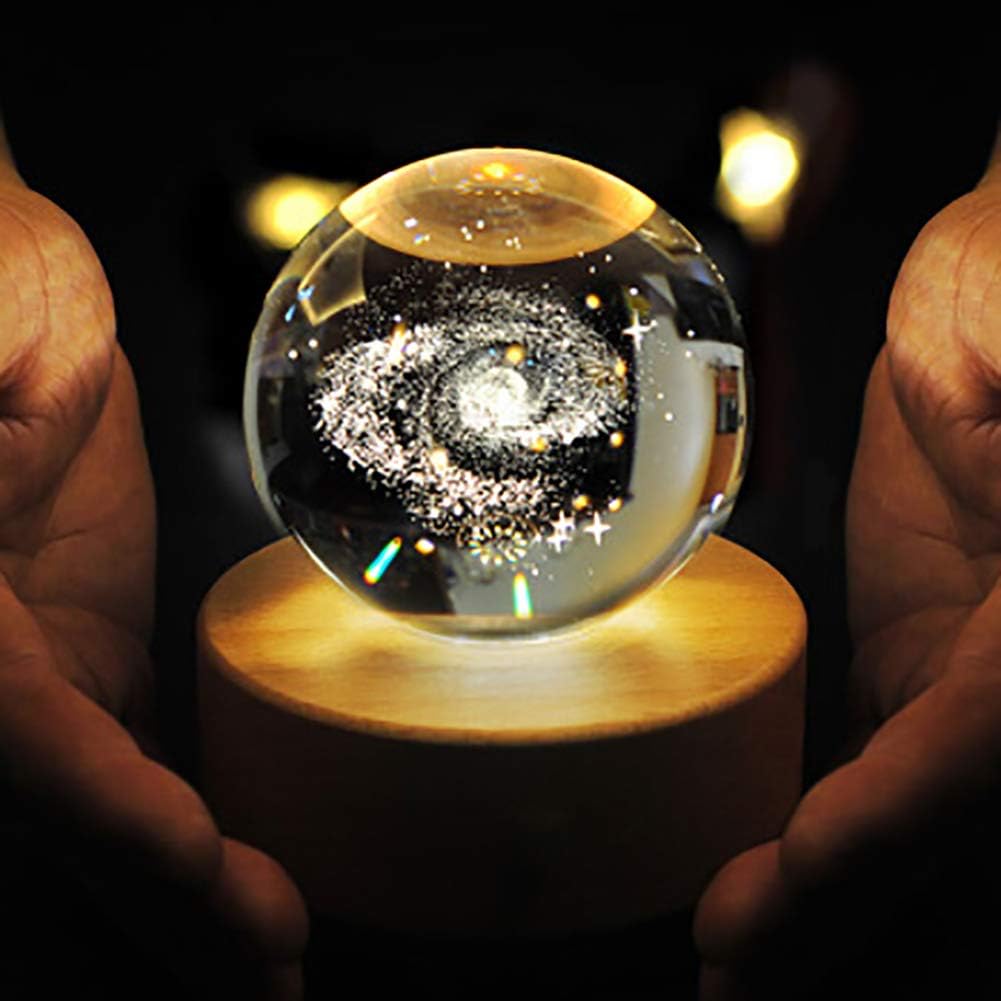 Shopogenix Solar System Crystal Ball Night Light -3