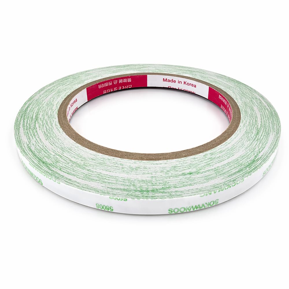 Double Sided Tape 7mm x 25m (3 Rolls) Strong Craft Tape for Scrapbooking Card Making DIY