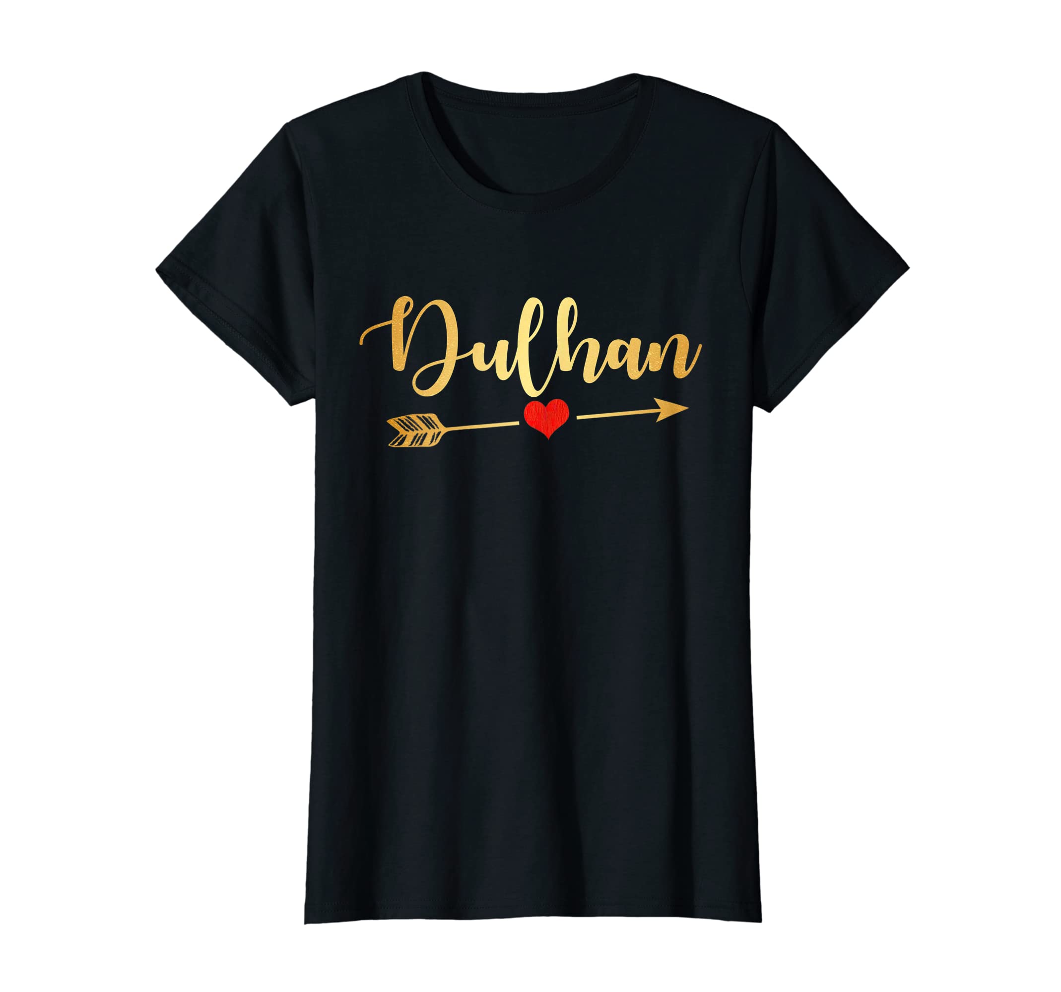 Womens Dulhan Indian Bride T-Shirt Newly Wed Apparel Wedding Gift T-Shirt