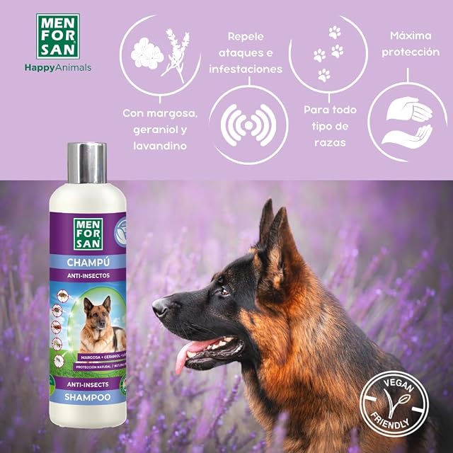 Foto 2 de 7 de MENFORSAN Champú anti-insectos Repelente para Perros