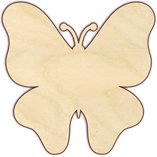 شكل الفراشه مصنوع من الخشب وتصلح لجميع الاغراض الفنية والديكور والزينه ورسومات الاطفال