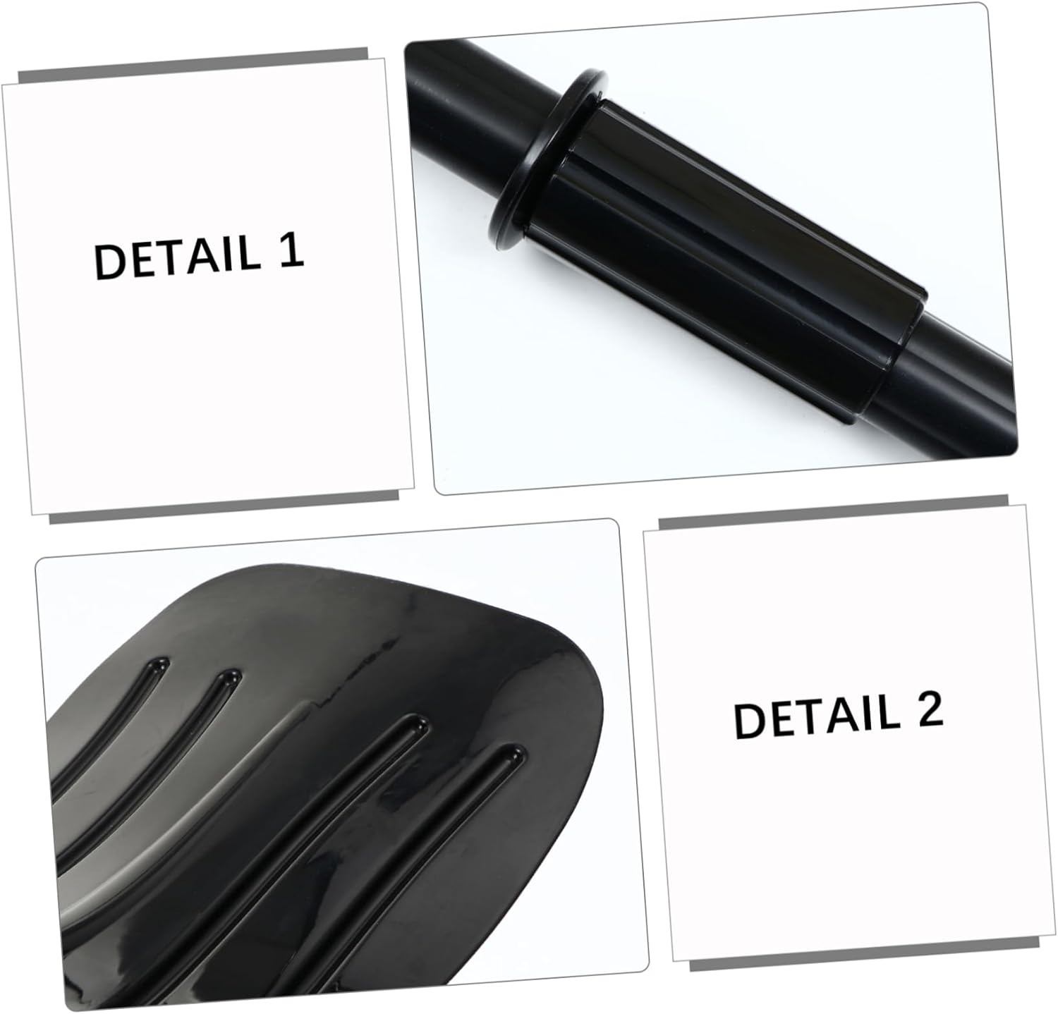 2pcs Detachable Kayak Paddle Oars PVC Boat Accessories for Inflatable Canoes Ergonomic Design for Easy Handling for Outdoor Water Sports