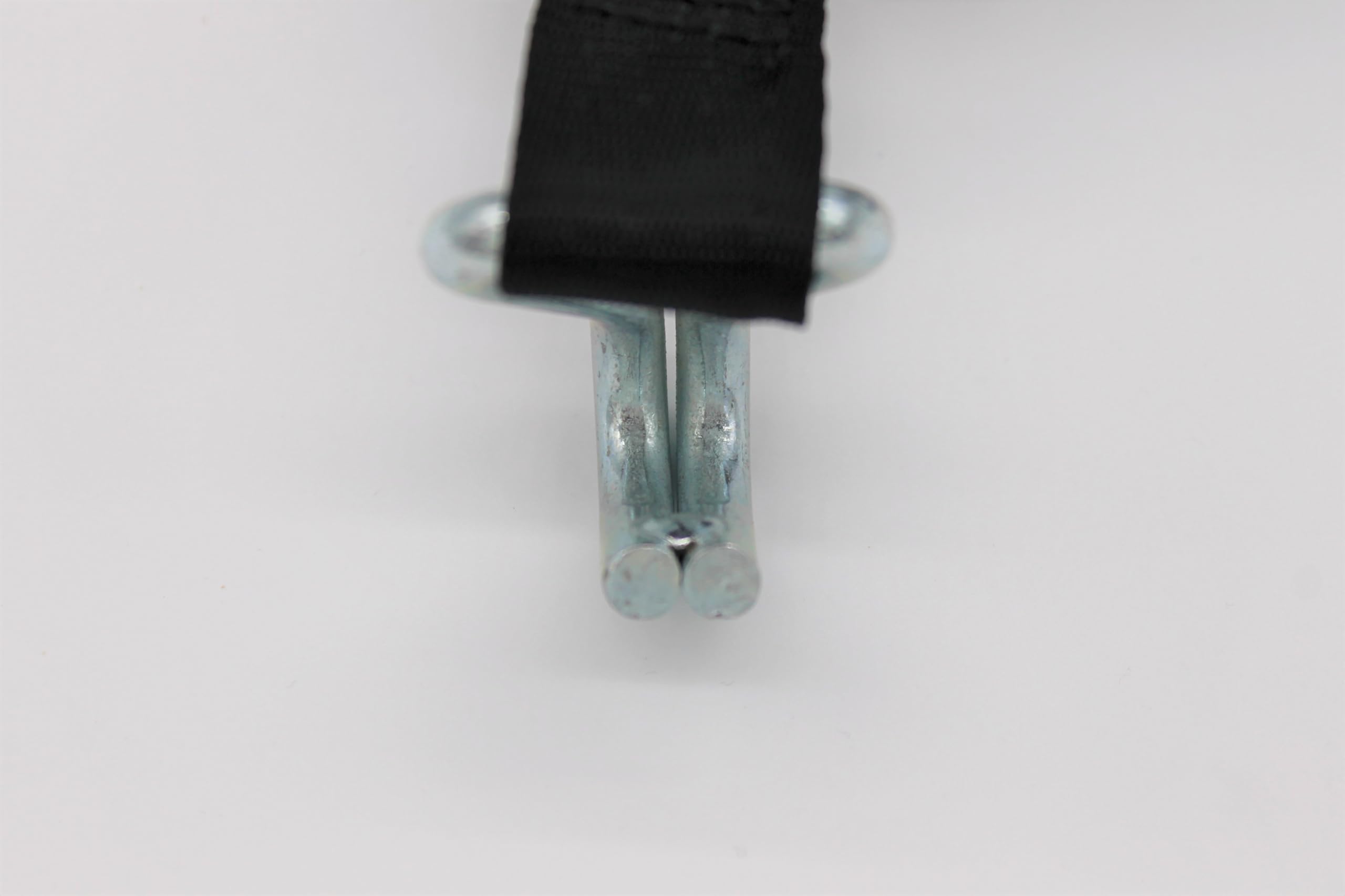 4 correas de amarre automáticas con gancho puntiagudo, 1,8 m x 25 mm, 300/600 daN