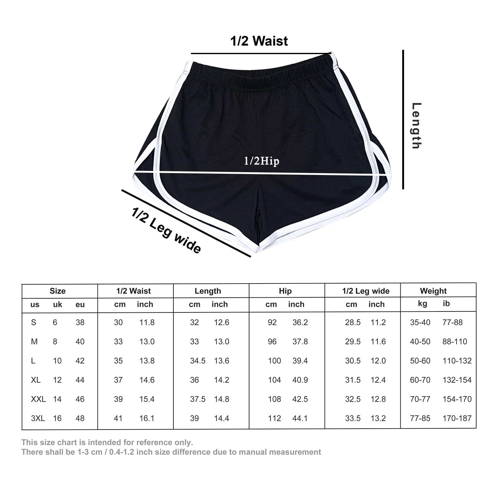 Lot de 4 shorts de yoga et de danse en coton pour femme - Short de sport pour l'été, l'athlétisme, le cyclisme, la randonnée