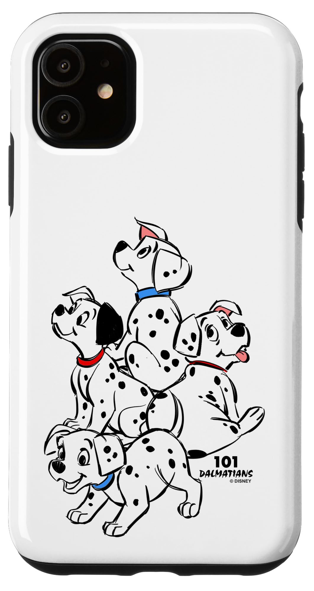 iPhone 11 Disney Coque protection 101 Dalmatiens motif chiots mignons