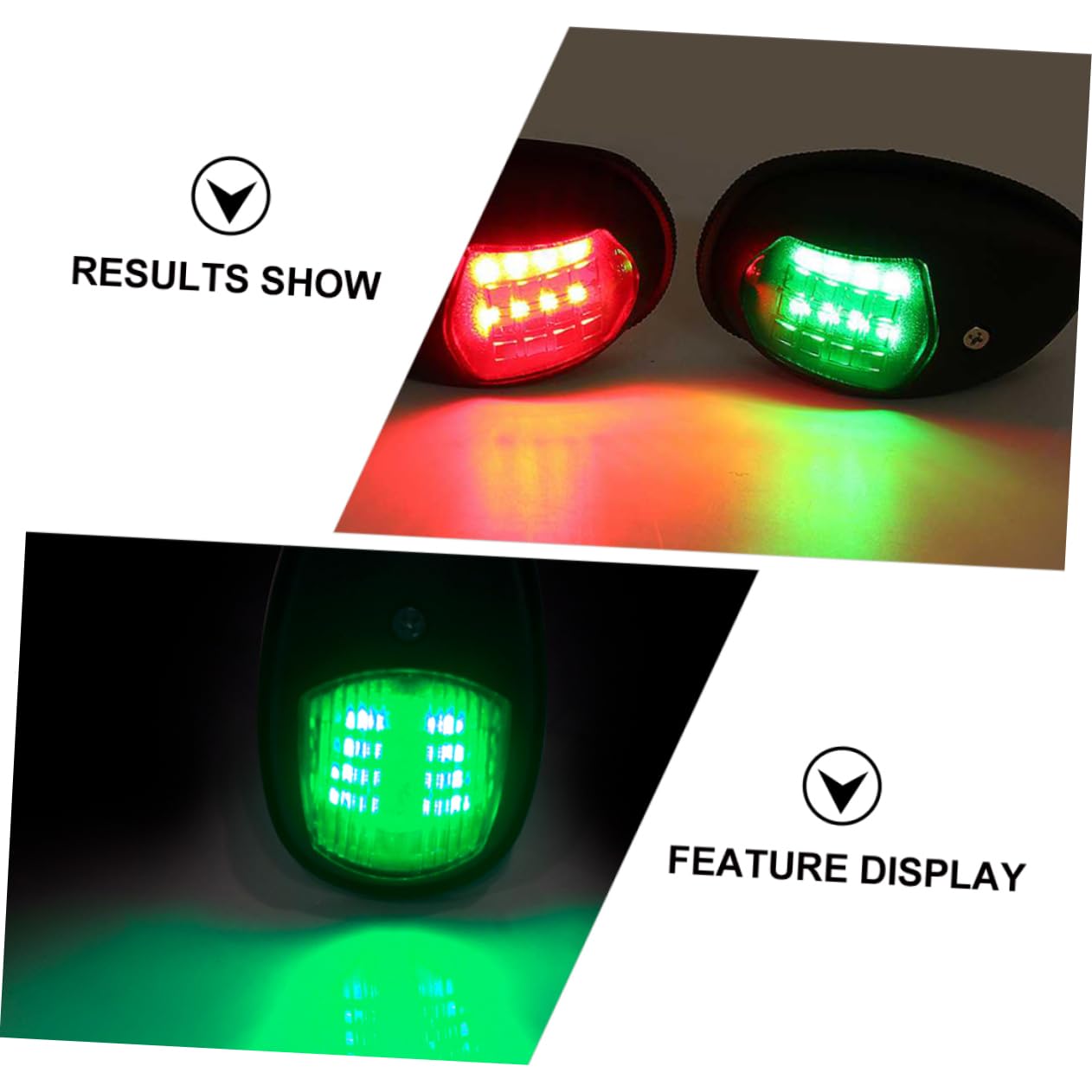 POPETPOP 2pezzi Led Per Barche Per Prua e Poppa Adatte Pontoni Yacht e Barche Design Resistente All