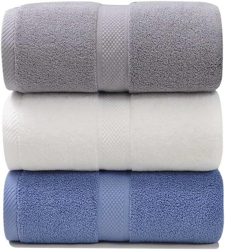 Men's and Women's Large Bath Towel 80 * 160cm 850g 1 Cotton Bathroom Towel Lady Men Adult