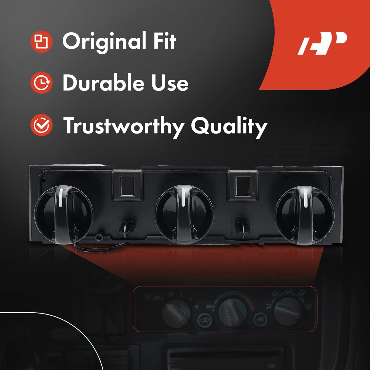 A-Premium Heater Climate Control Panel Module Compatible with Toyota Tundra 2000-2006