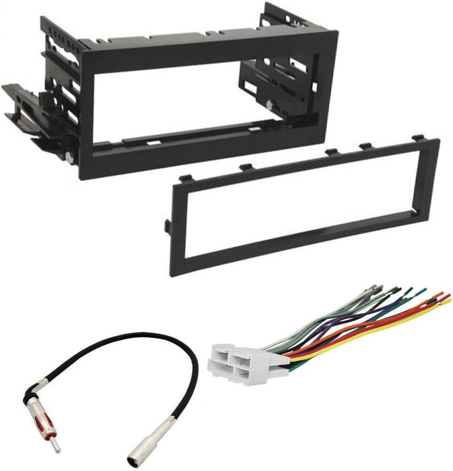 CAR STEREO DASH INSTALL MOUNTING KIT WIRE HARNESS FOR