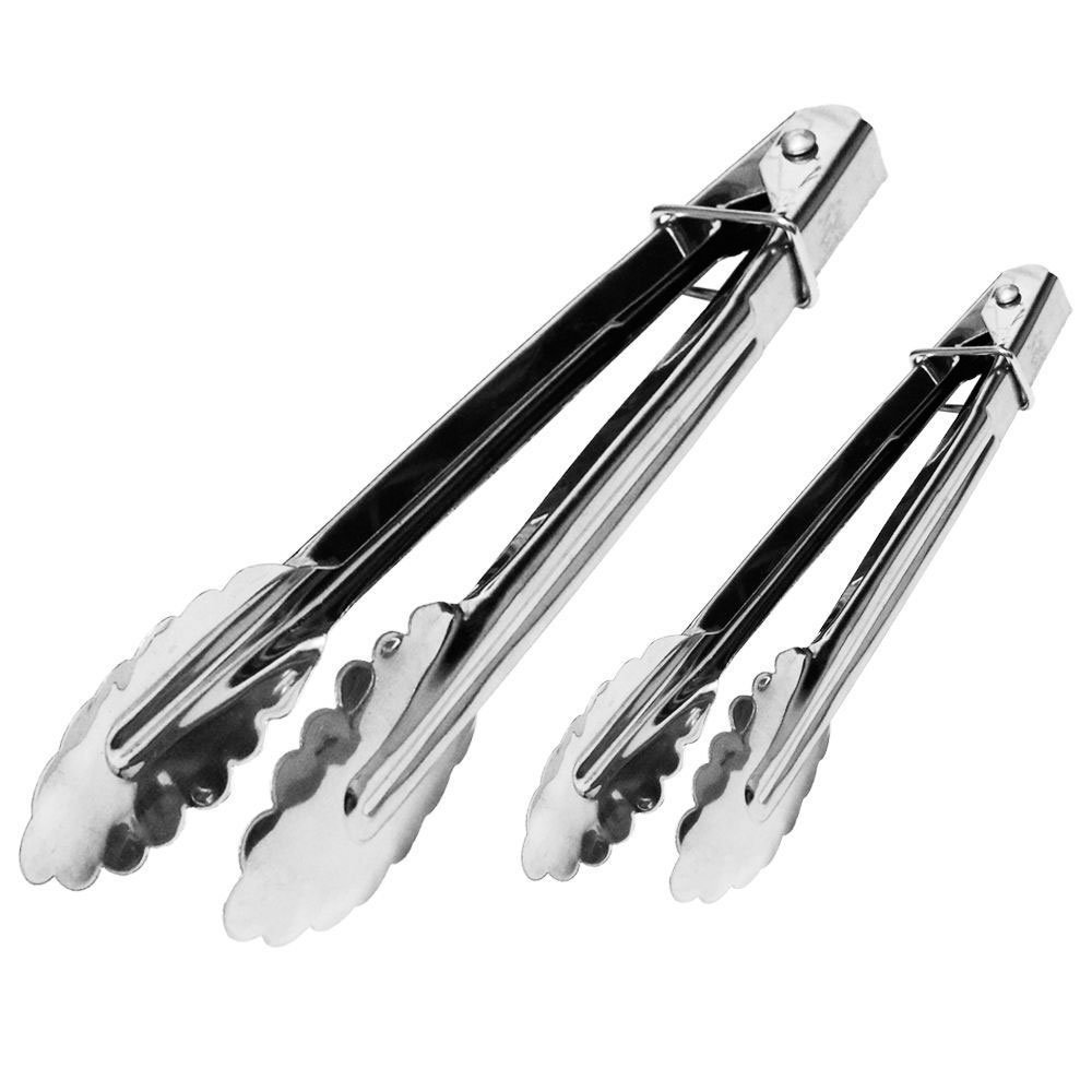 2Pc Stainless Steel Tong 12
