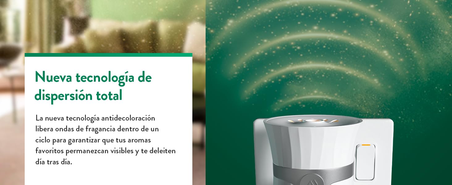 Air Wick Pack de 3 Recambios para Ambientador Eléctrico con aroma a Lavanda, infusionado con 2 veces más aceites esenciales
