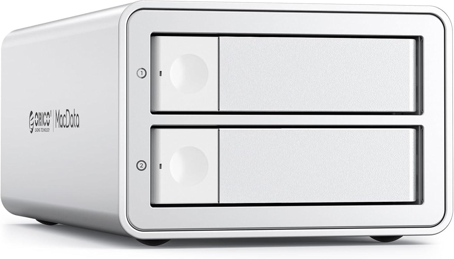 ORICO 【RAID機能対応】 HDD ケース 3.5インチ 2Bay 22TB*2 USB 3.0 RAID ケース ブラケット付き 2.5インチ/3.5インチSSD/HDD対応 冷却ファン搭載 アルミ合金ボデ UASP対応 12V/4A電源アダプタ付き 9928RU3