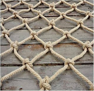 Outdoor Mesh Rope Climbing Netting Heavy Duty Nets, Children's Nets, Railing Background Wall Decorative Nets, Twisted Jute Nets for Multiple Uses Can Be Customized Safety Net for Kids (Size : 1×6m)