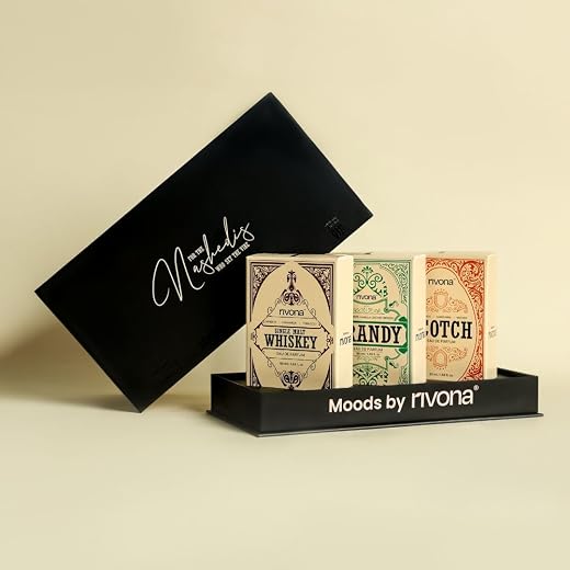 Rivona Nashedi Perfumes Assorted Gift Set | Long Lasting Unisex Fragrances for Men & Women | Premium Eau de Parfum | Gift ...