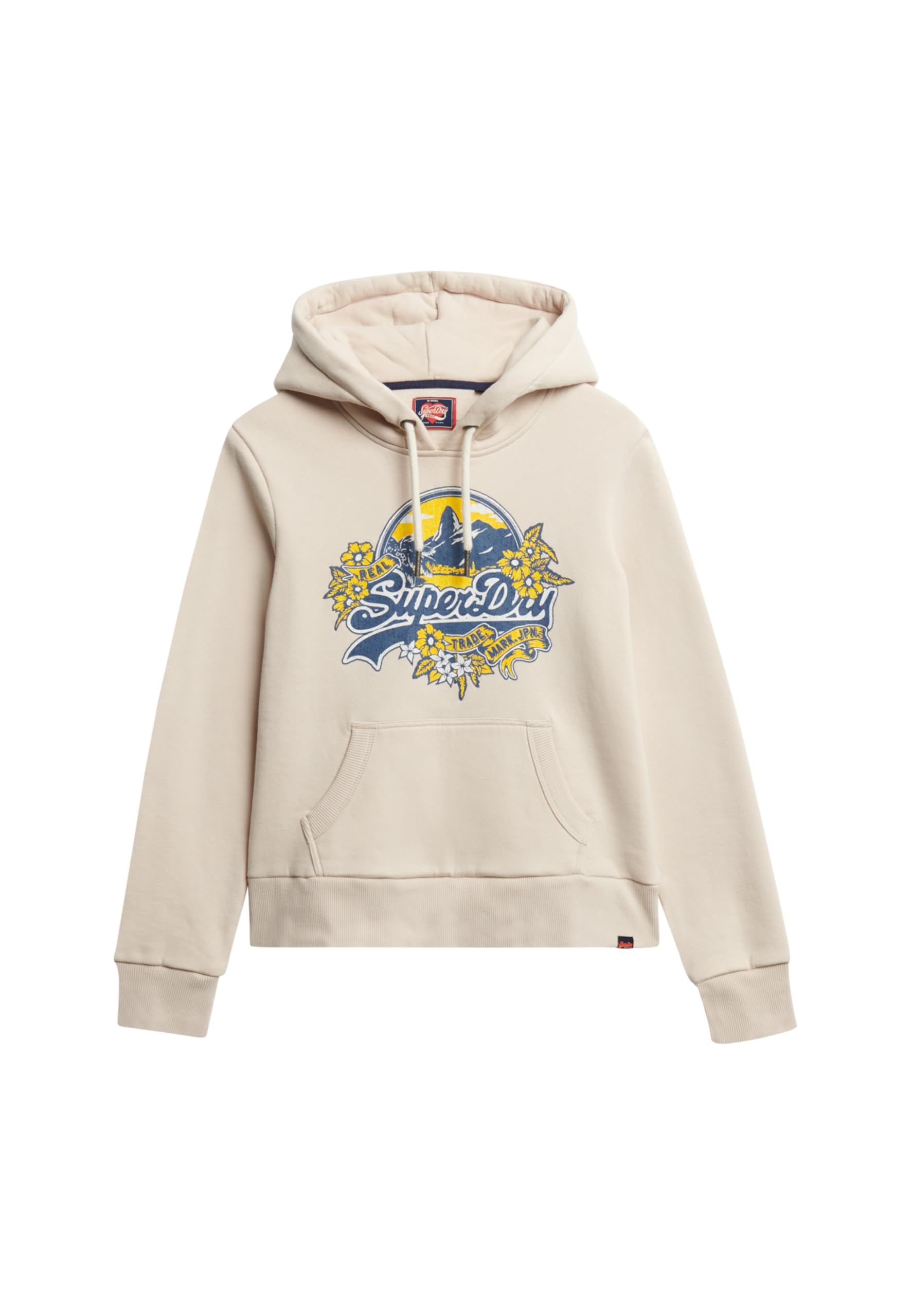 Superdry Damska bluza z kapturem w kwiaty