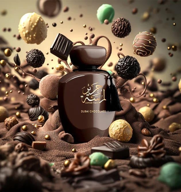 my perfumes Arabiyat Lamsat Harir Dubai Chocolate EDP 100ML For Men & Women (Unisex), Made in UAE