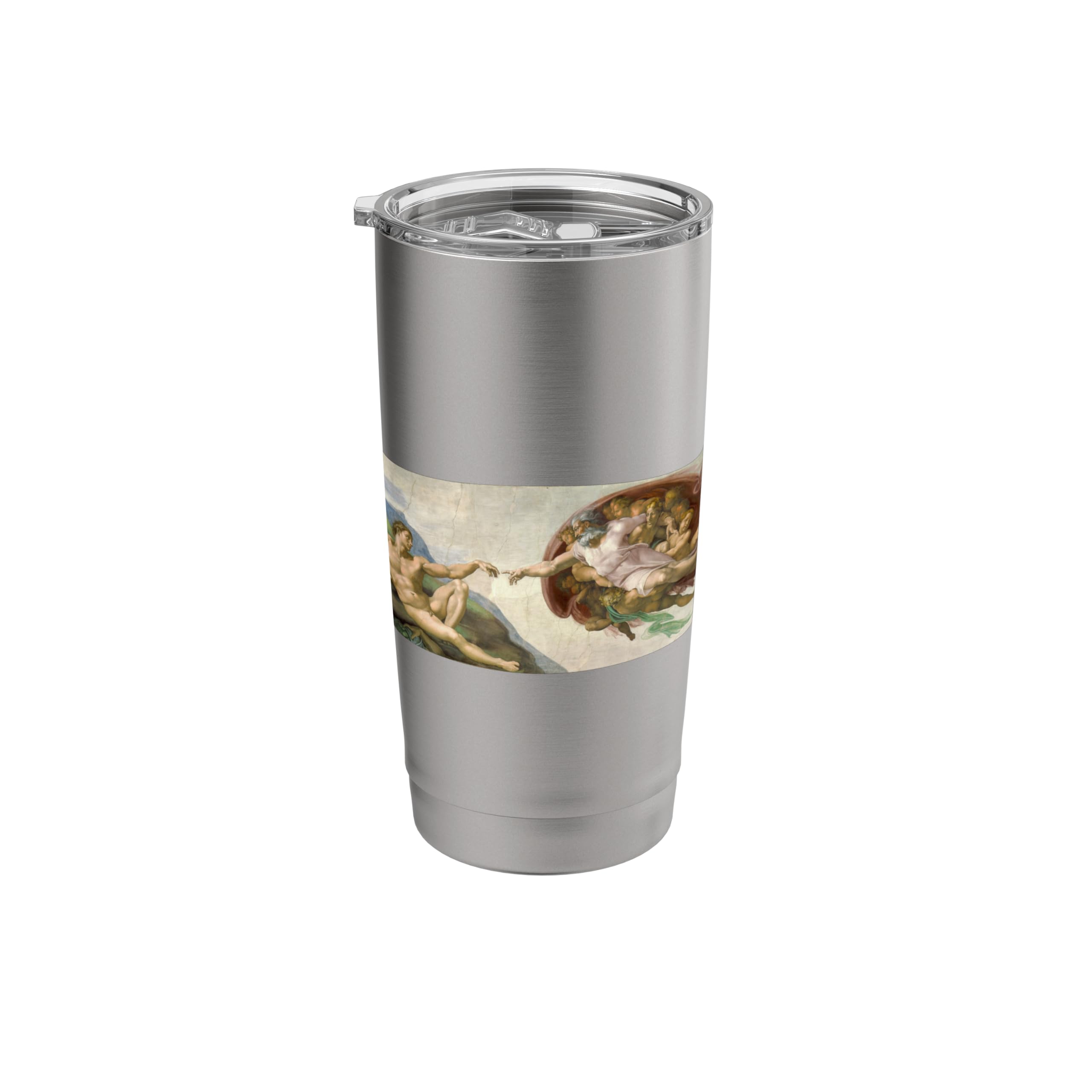 Michelangelo Creation of Adam Art Classic Painting Stainless Steel Insulated Tumbler