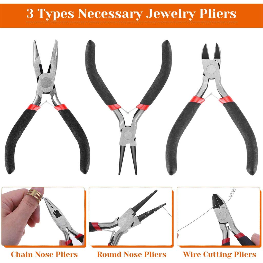 Set di accessori per la creazione di gioielli con fili per gioielli