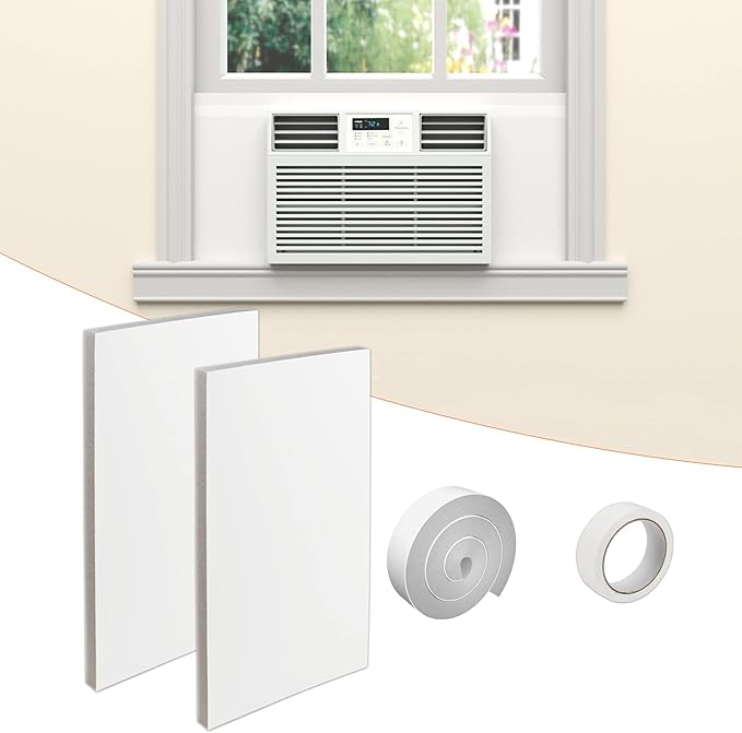 GCGOODS Window Air Conditioner Insulated Foam Panels, Winter Surround Insulation