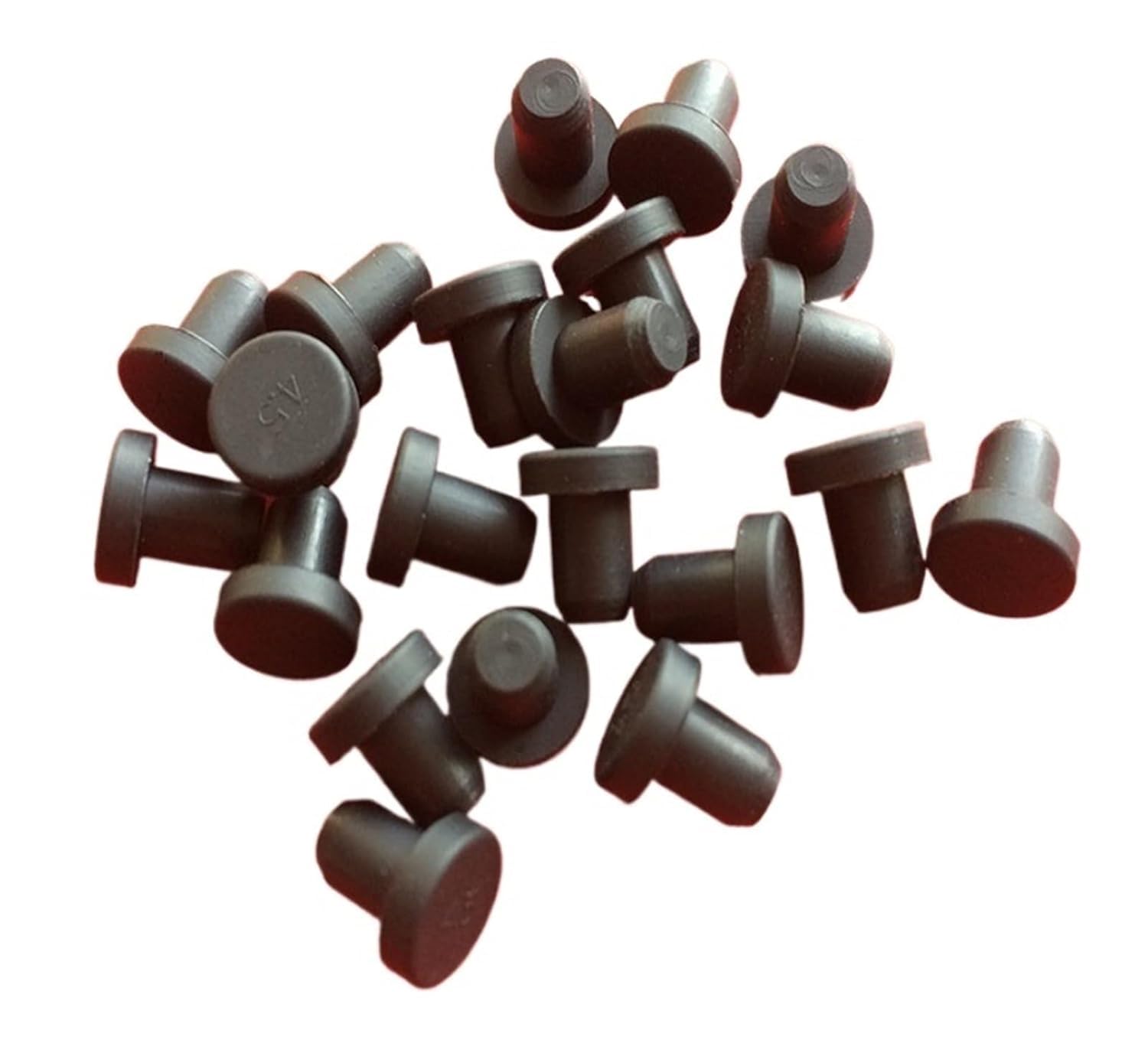 Tapones de Silicona con Ojal a presión, 10 Unidades, 2,7 mm-14 mm, Tipo T sólido, Sellado a Alta Temperatura, a Prueba de Polvo (Negro, 8,5 mm)/13996(Noir,8.5mm)