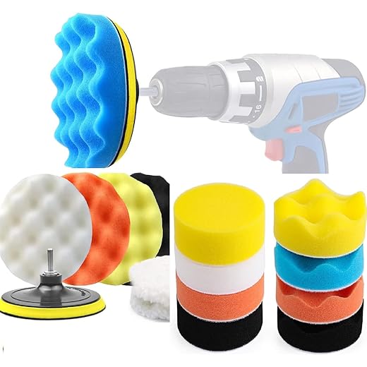 Finaxo 11-Piece Car Polishing Pads Kit