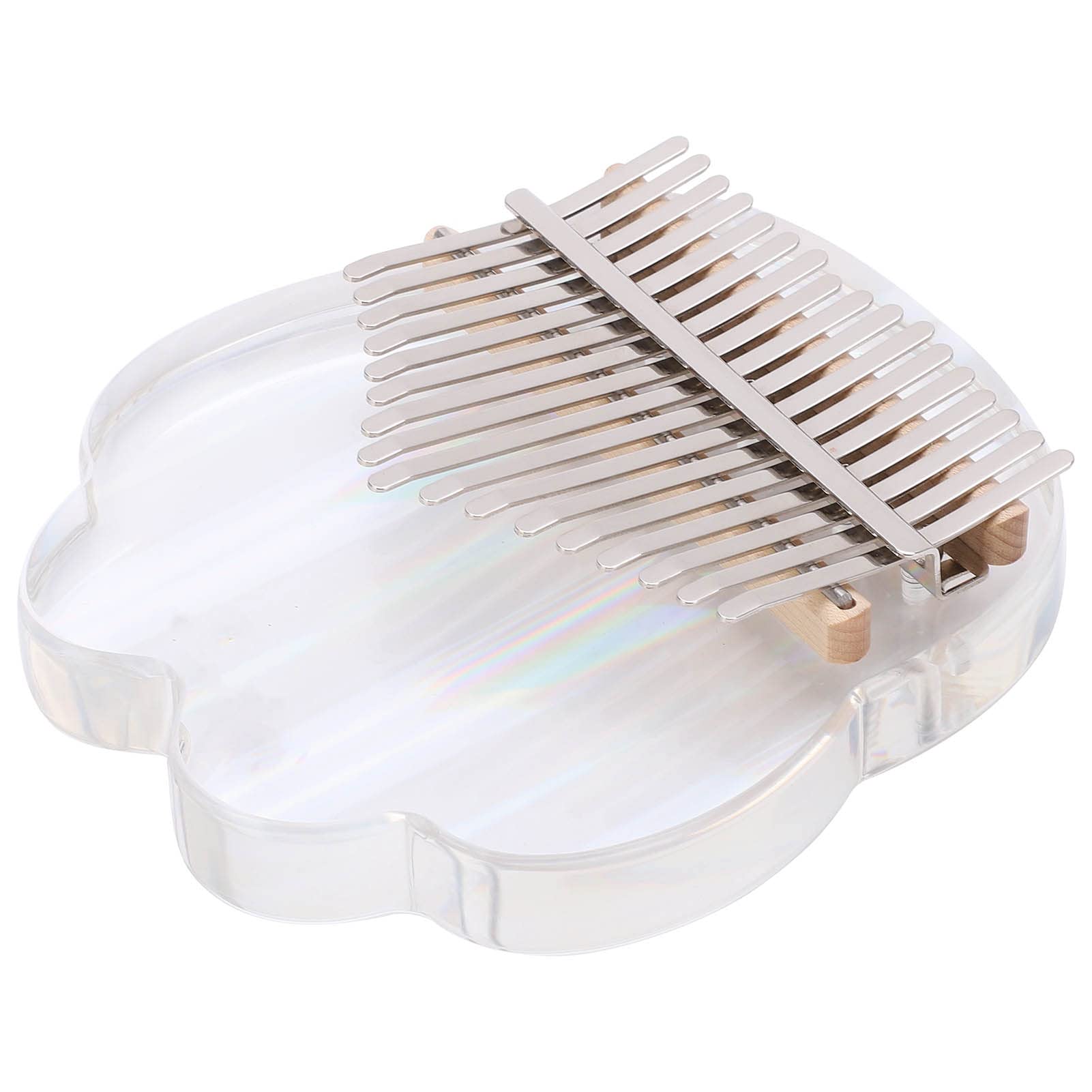 Kalimba de 17 tonos, piano de pulgar acrílico, sonido único, regalo para principiantes, instrumentos de ocio al aire libre M-1S