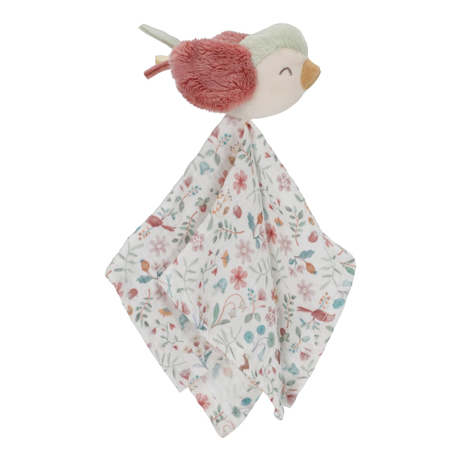 Little Dutch - Set de regalo para bebé de 3 piezas (paño de peluche, mordedor, peluche) ideal para el nacimiento, forma de ciervo, color rosa - Fairy Garden
