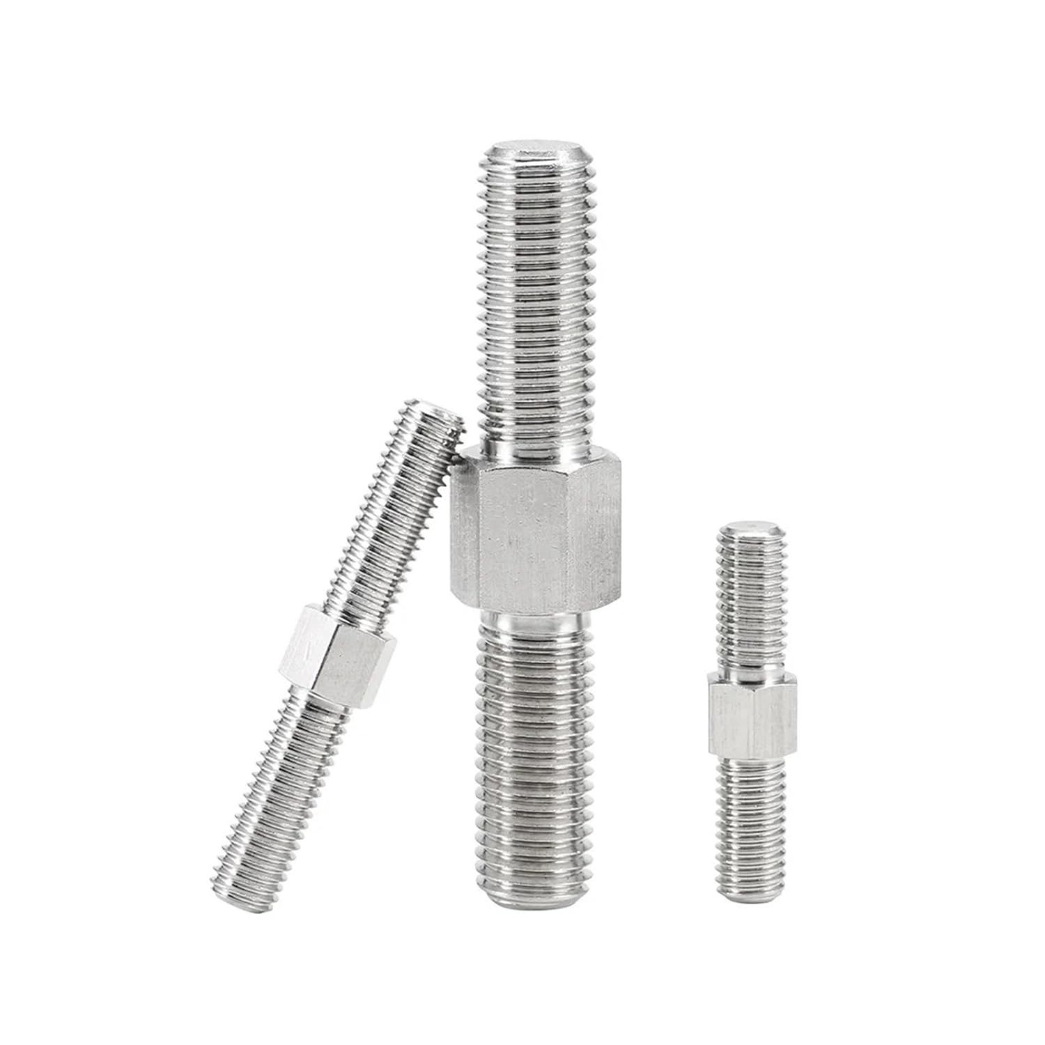 M3 M4 M5 M6 M8 M10~M16 ステンレススチール 左右 スレッド ダブルエンド スレッド ロッド ポジティブ&amp