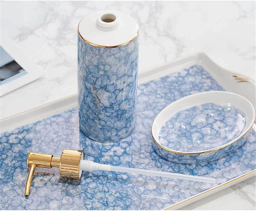 European Bathroom Toiletries Set Ceramic Five-piece Bone China