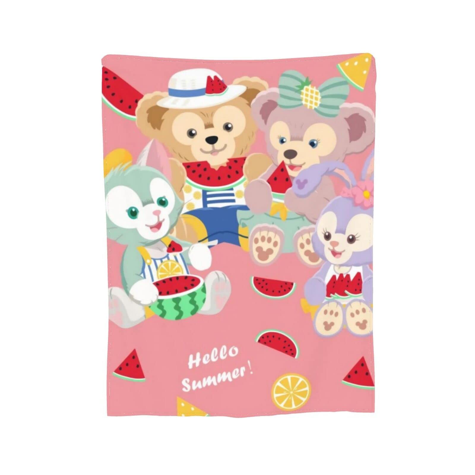 Amazon｜毛布 ダッフィー シェリーメイ ジェラトーニ アニメ ひざ掛け