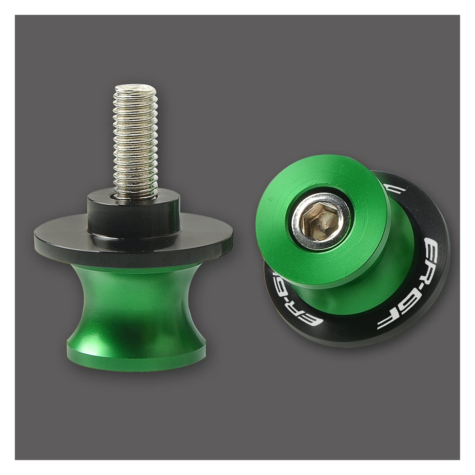 Support de guidon vert ER-6F 2009-2017 finition premium