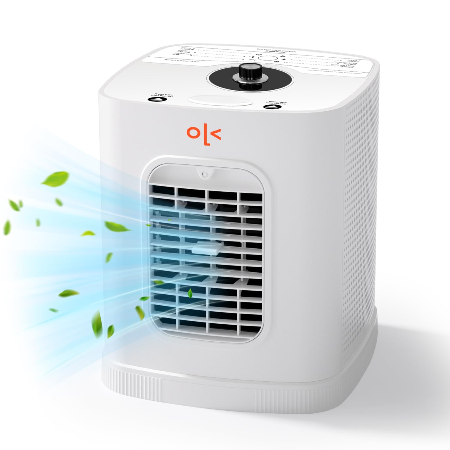 Air Purifiers for Home Large Room Covers Up to 1100 Ft², H13 HEPA Double-Sided Air Filter Purifier for Pets With Cooling and Humidifying Function,Stackable Air Cleaner for Dust, Smoke, Pet Dander