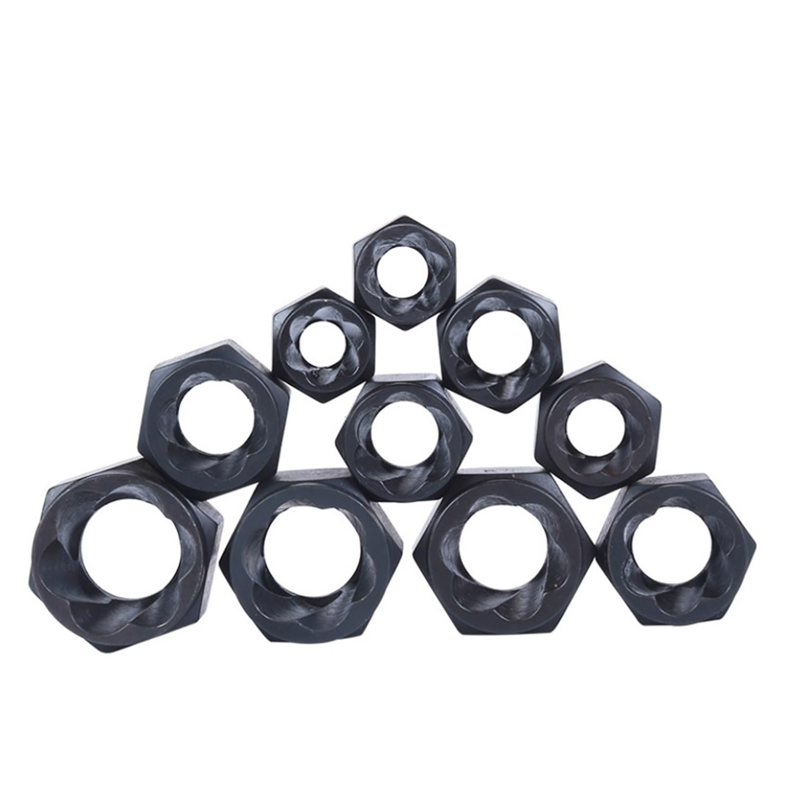 LPMPCZKZGF 13Pcs Impact Damaged Bolt Nut Remover Extractor Socket Tool Set Nut Removal Sleeve socket(10PCS)