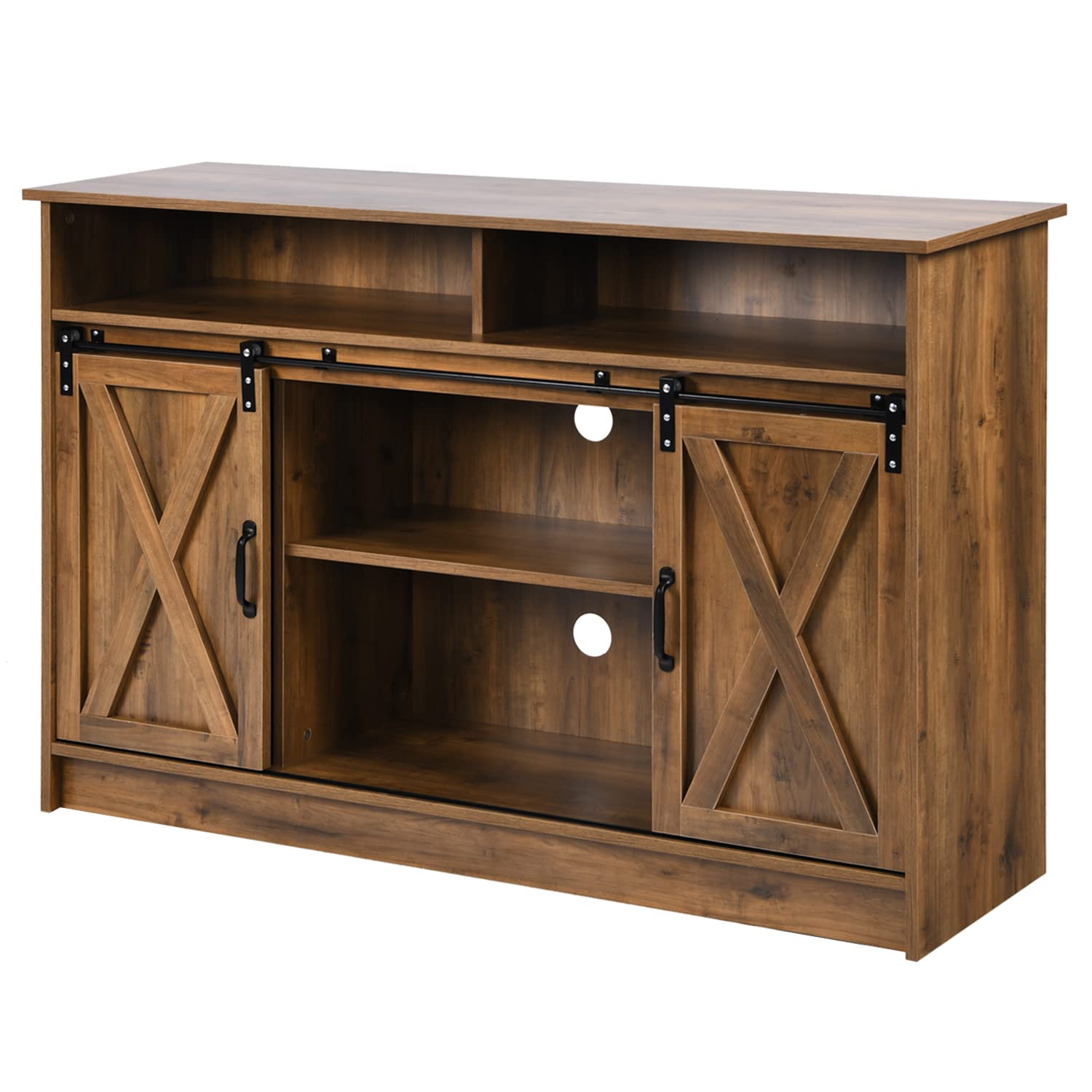 Farmhouse Coffee Bar 52" Kitchen Sideboard Buffet Storage
