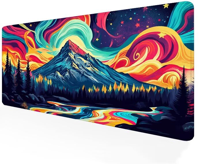 Tapis de souris antidérapant XXL pour éviter les glissements et protéger votre bureau