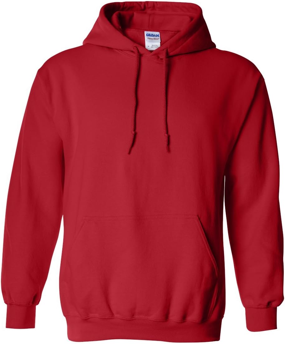Gildan Adult Fleece Hooded Sweatshirt, Style G18500 Small Candy Red
