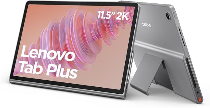 Lenovo Tab Plus Android Tablet | 11.5 inch 2K Display | 128GB | Wi-Fi 5 | 8GB RAM | Luna Grey : Amazon.co.uk: Computers & Accessories