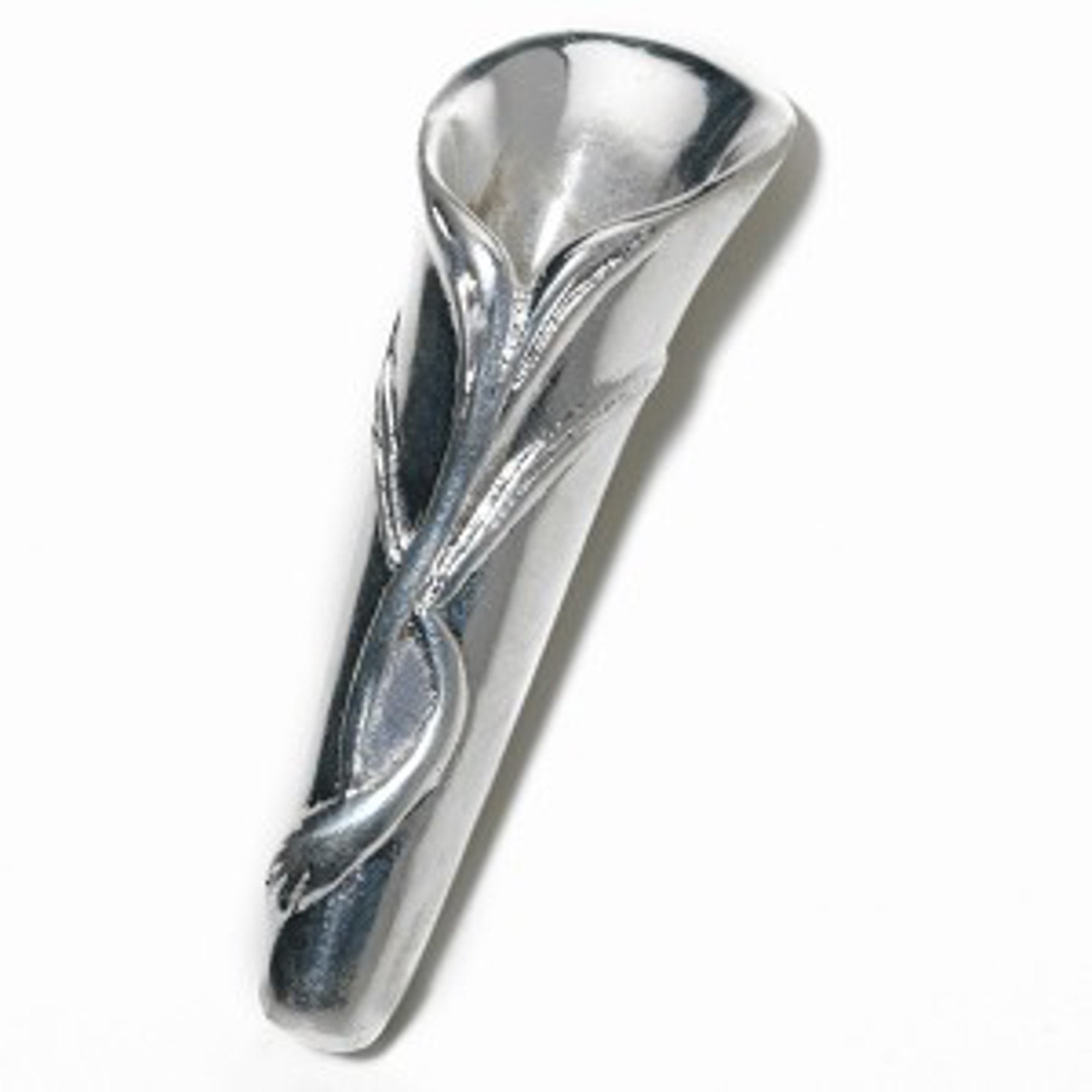 Corsage Creations Silver Calla Lily Buttonhole | Elegant Artificial Boutonniere With Garden-Inspired Detail | Buttonhole For Weddings, Proms & Special Occasions (Silver)