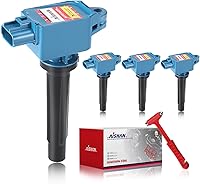 Vista 1 de Juego de 4 bobinas de encendido compatibles con Mazda 3, Mazda 6, MX-5 Miata L4, CX-3, CX-5, CX-9 Reemplazar # UF656, UF805