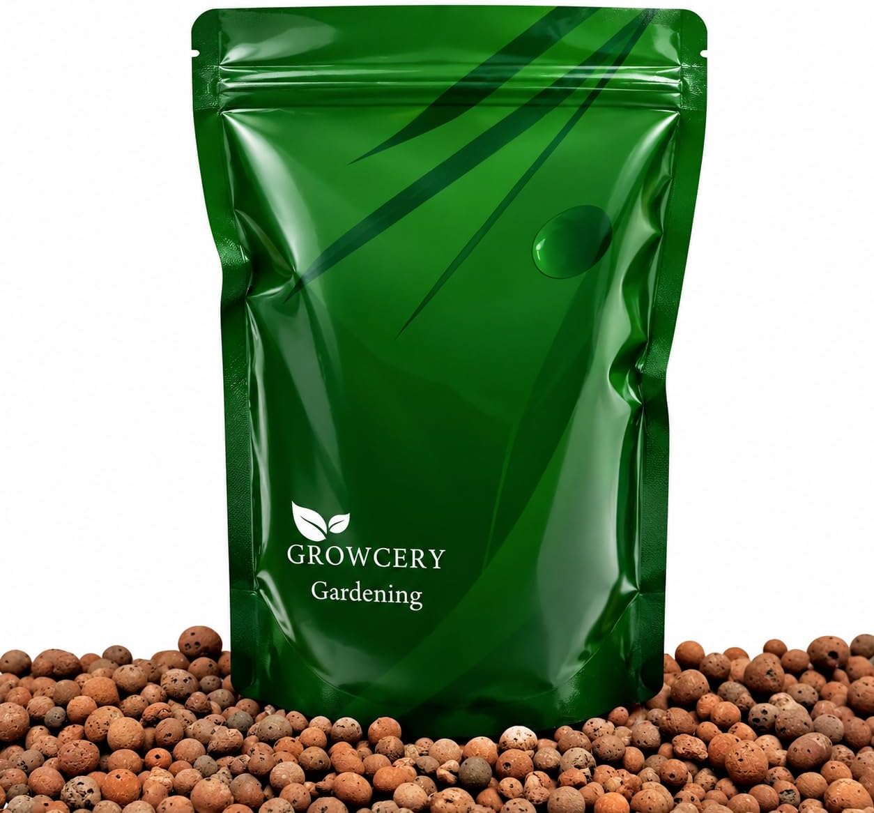 Premium Clay Pebbles For Plants: Multipurpose Growing Medium for Gardens, Hydroponics, and Green Roofs, Pots Drainage, Orchids, Terrariums, Water Beads (1L)