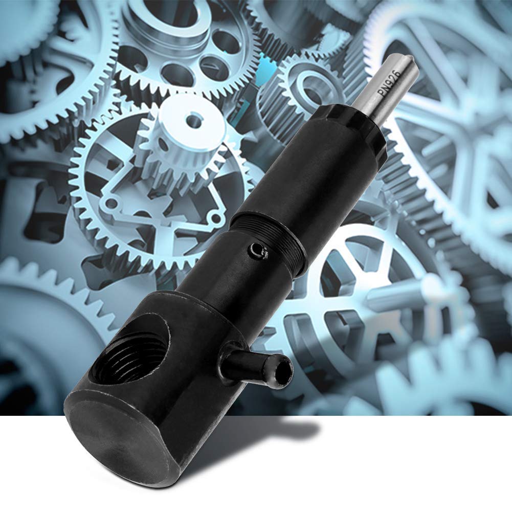 Iniettore di carburante Aramox, iniettore di carburante nero completamente in metallo 108 mm per Kipor 186F 186FA 186FAE 418CC