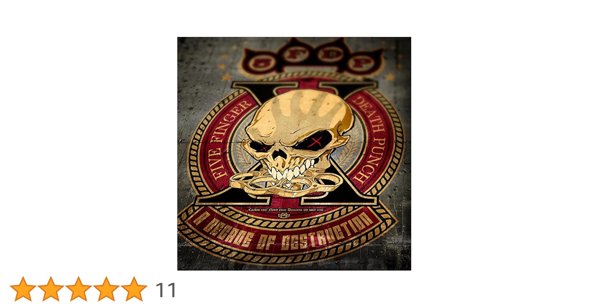 USニュー・メタル◆ファイヴ・フィンガー・デス・パンチ スタジオアルバム9枚 USニュー・メタル◇ファイヴ・フィンガー・デス・パンチ