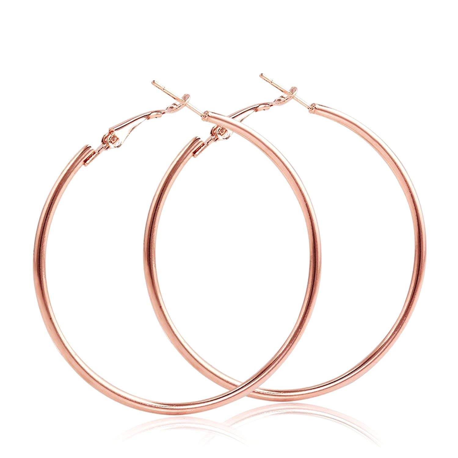 Amazon | ARMA フープピアス 大きい リング フープ ピアス